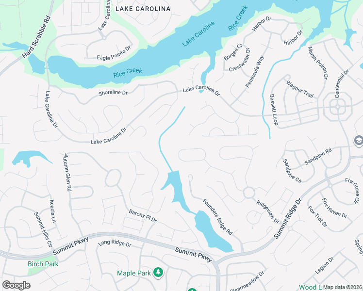 map of restaurants, bars, coffee shops, grocery stores, and more near 1022 Hamilton Place Circle in Columbia
