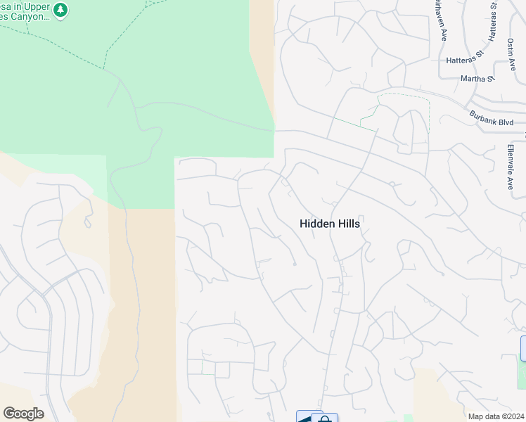 map of restaurants, bars, coffee shops, grocery stores, and more near 24833 Jacob Hamblin Road in Hidden Hills