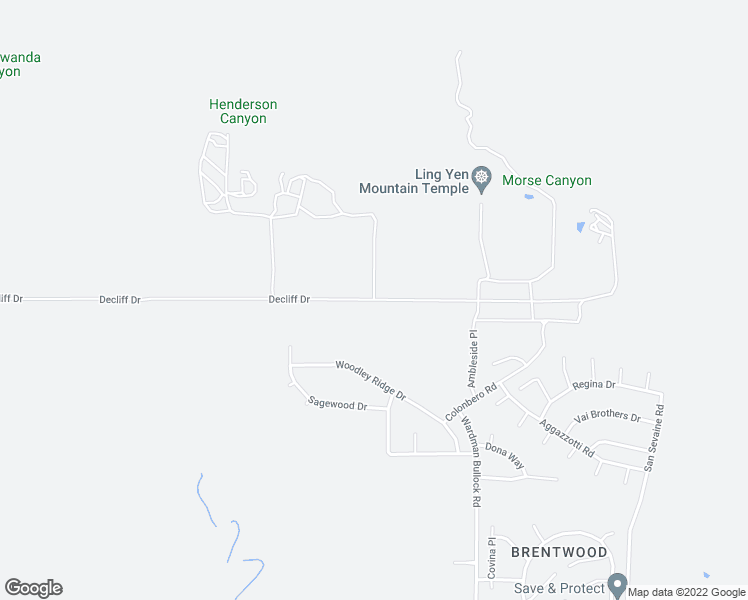 map of restaurants, bars, coffee shops, grocery stores, and more near Decliff Drive in Rancho Cucamonga