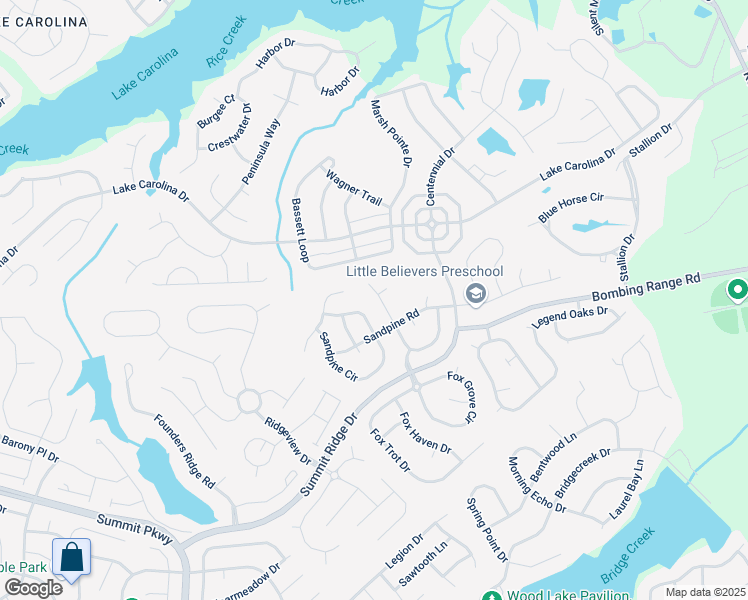 map of restaurants, bars, coffee shops, grocery stores, and more near 311 Hidden Pines Road in Columbia