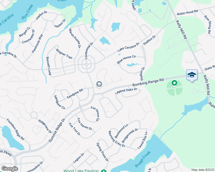 map of restaurants, bars, coffee shops, grocery stores, and more near 510 Sandpine Road in Columbia