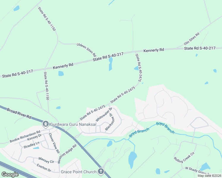 map of restaurants, bars, coffee shops, grocery stores, and more near 1113 Hopewell Church Road in Irmo