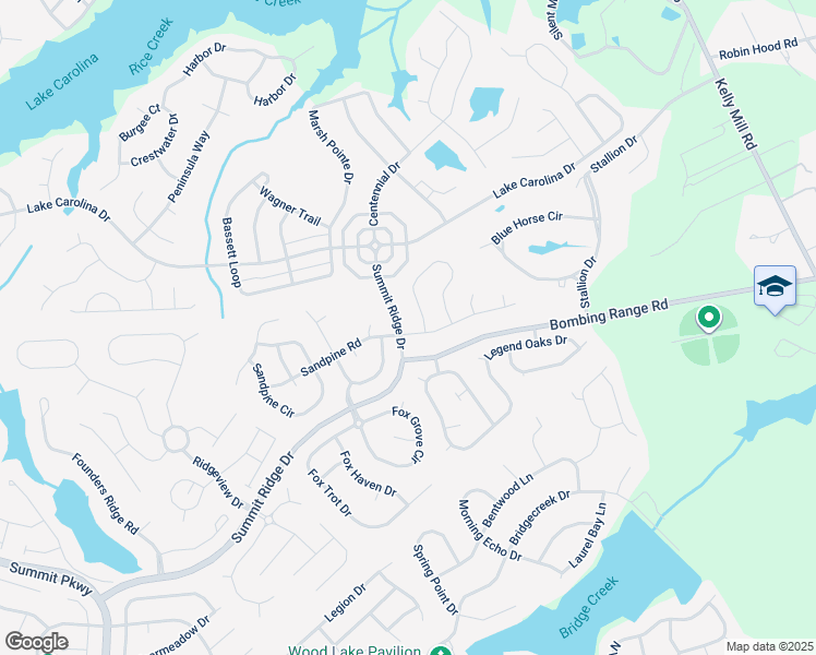 map of restaurants, bars, coffee shops, grocery stores, and more near 412 Sandpine Road in Columbia