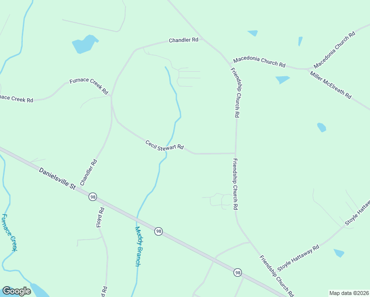 map of restaurants, bars, coffee shops, grocery stores, and more near 572 Cecil Stewart Road in Danielsville