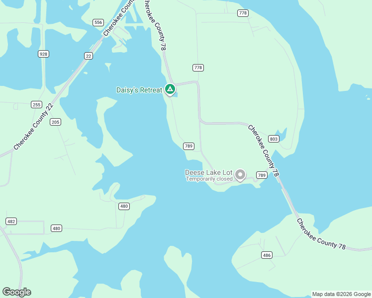 map of restaurants, bars, coffee shops, grocery stores, and more near 145 County Road 783 in Centre