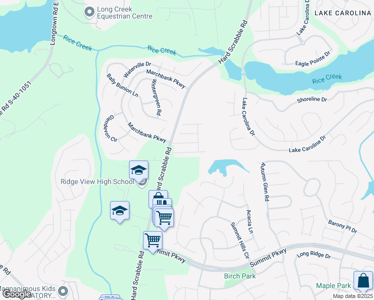 map of restaurants, bars, coffee shops, grocery stores, and more near 221 Lawson Drive in Columbia