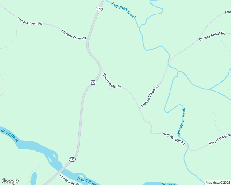 map of restaurants, bars, coffee shops, grocery stores, and more near 3567 King Hall Mill Road in Bowman