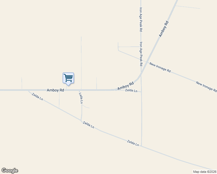 map of restaurants, bars, coffee shops, grocery stores, and more near 87884 Amboy Road in Twentynine Palms