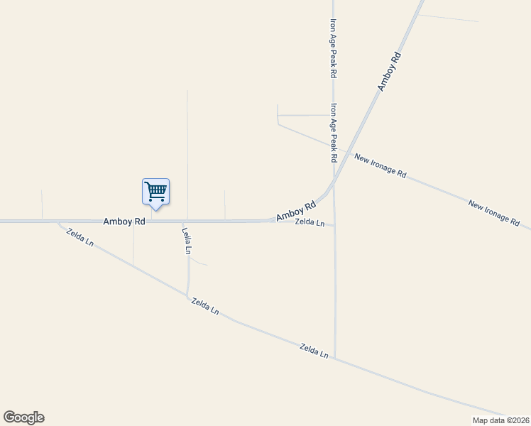 map of restaurants, bars, coffee shops, grocery stores, and more near 87977 Amboy Road in Twentynine Palms