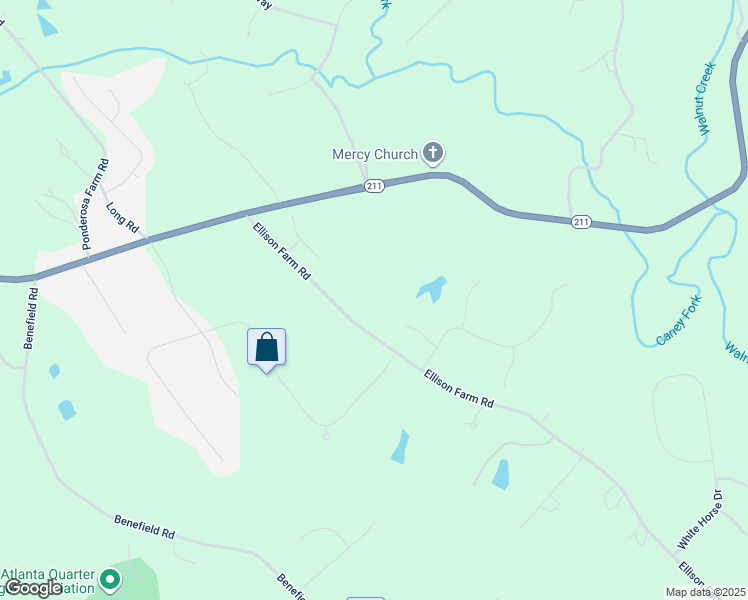 map of restaurants, bars, coffee shops, grocery stores, and more near 4013 Ellison Farm Road in Braselton