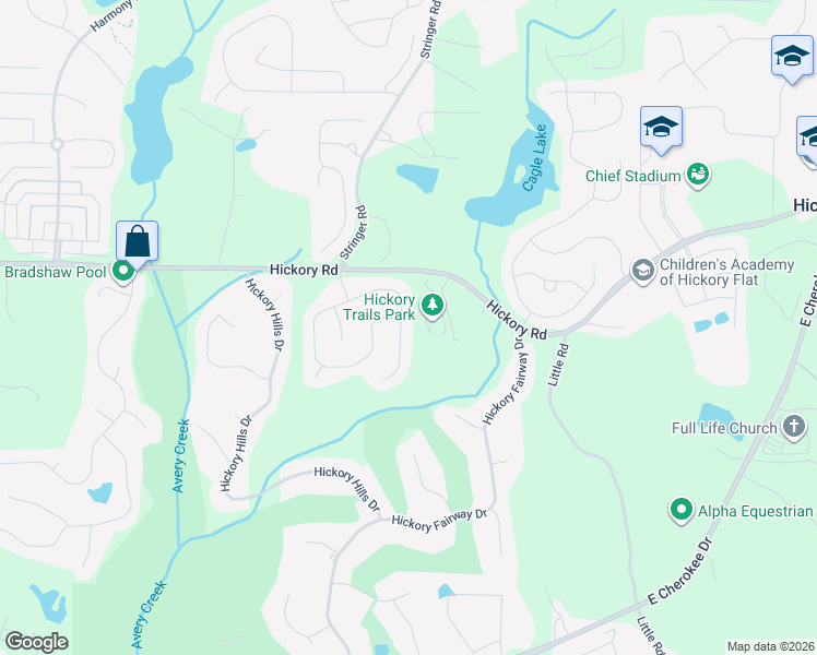 map of restaurants, bars, coffee shops, grocery stores, and more near 503 Carrington Court in Canton