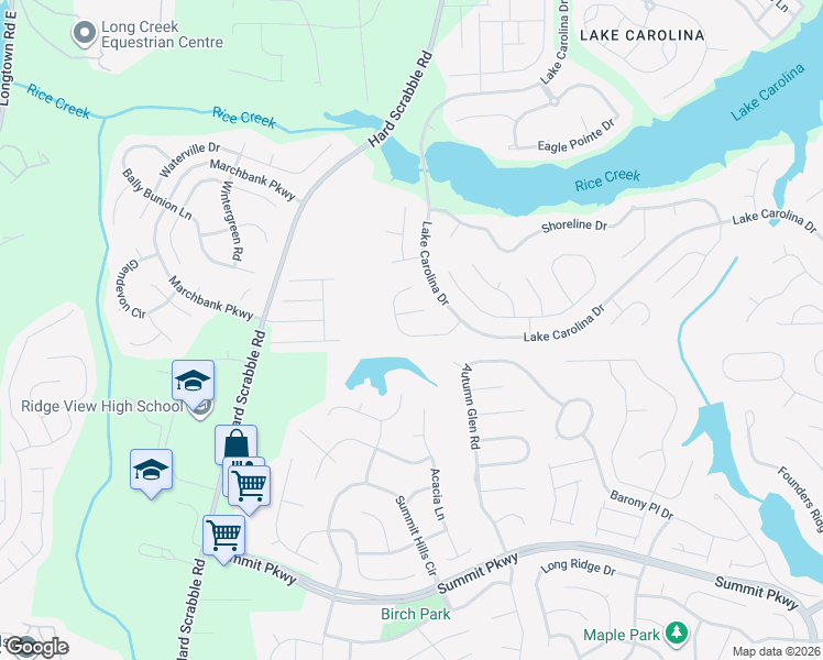map of restaurants, bars, coffee shops, grocery stores, and more near 119 Chalfont Lane in Columbia