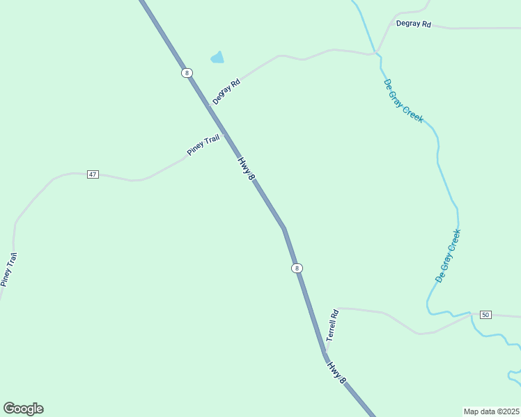 map of restaurants, bars, coffee shops, grocery stores, and more near 6863 Arkansas 8 in Arkadelphia