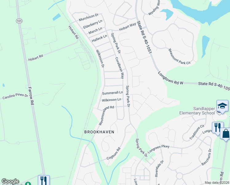 map of restaurants, bars, coffee shops, grocery stores, and more near 620 Summerall Lane in Columbia