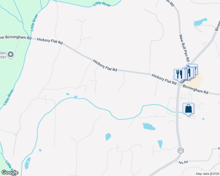 map of restaurants, bars, coffee shops, grocery stores, and more near 615 Hickory Flat Road in Alpharetta