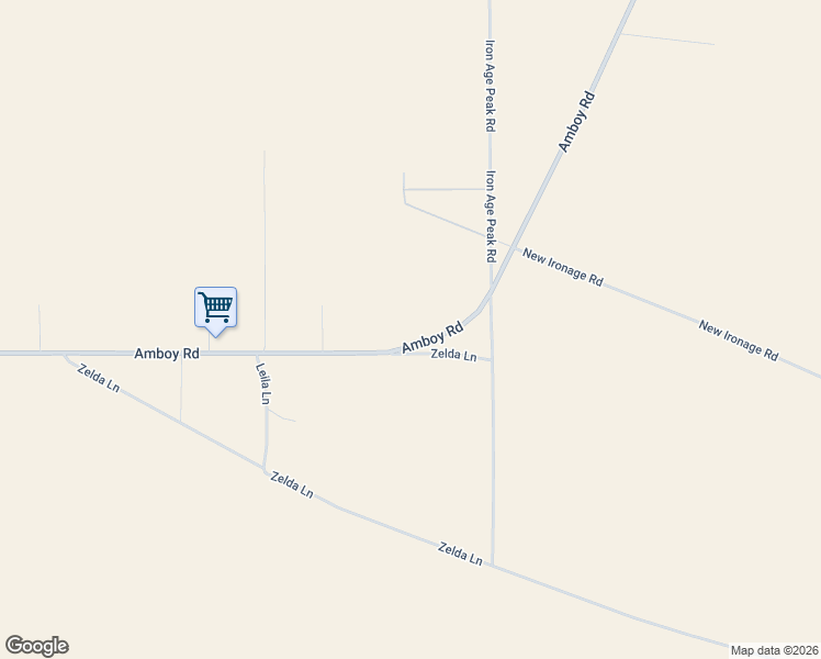 map of restaurants, bars, coffee shops, grocery stores, and more near 88020 Amboy Road in Twentynine Palms