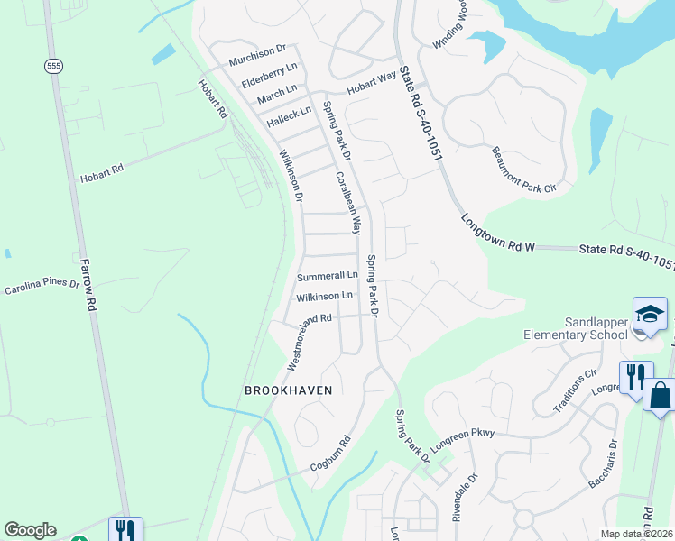 map of restaurants, bars, coffee shops, grocery stores, and more near 714 McNamara Lane in Columbia