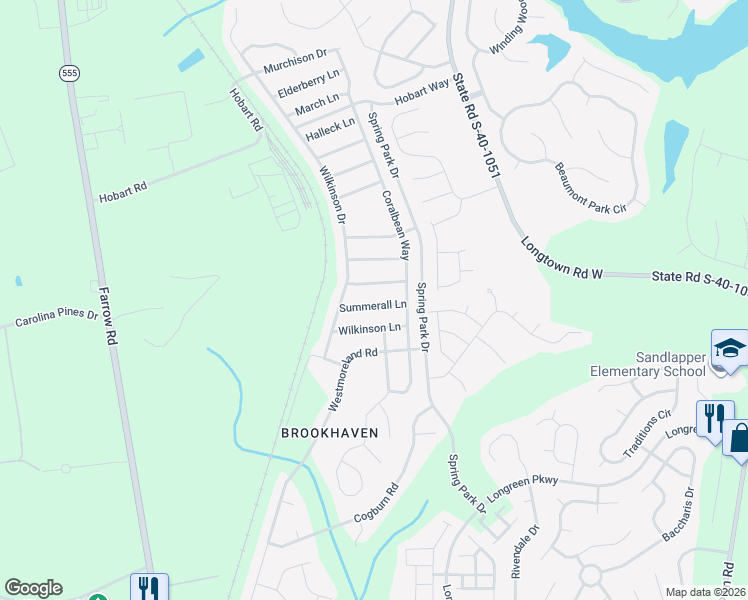 map of restaurants, bars, coffee shops, grocery stores, and more near 714 McNamara Lane in Columbia