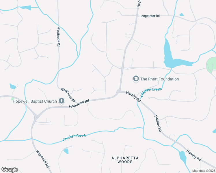 map of restaurants, bars, coffee shops, grocery stores, and more near 15815 Winterfield Way in Alpharetta