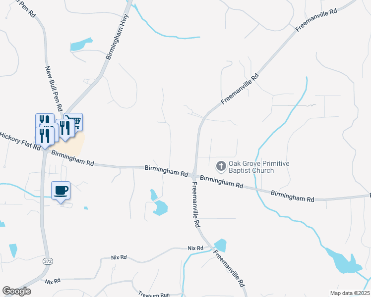 map of restaurants, bars, coffee shops, grocery stores, and more near 15750 Freemanville Road in Alpharetta