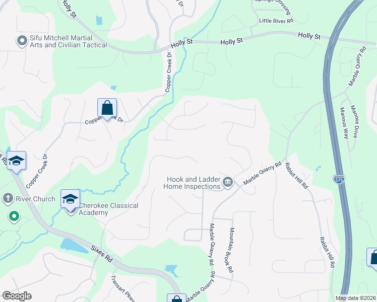 map of restaurants, bars, coffee shops, grocery stores, and more near 801 East Shore Drive in Canton