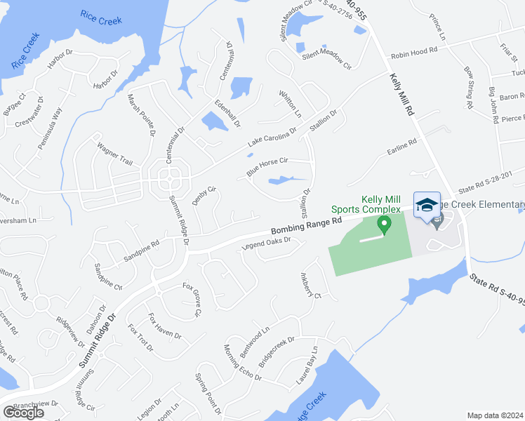 map of restaurants, bars, coffee shops, grocery stores, and more near 803 Sandpine Road in Columbia