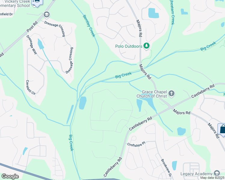 map of restaurants, bars, coffee shops, grocery stores, and more near 7560 Wild Violet Drive in Cumming