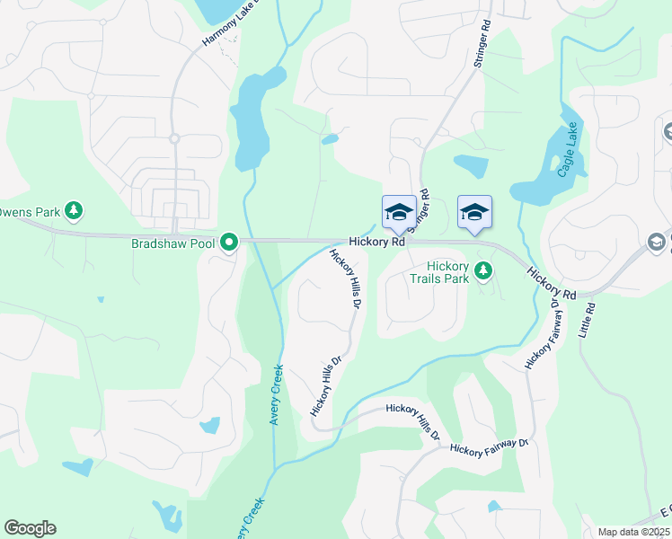 map of restaurants, bars, coffee shops, grocery stores, and more near 5065 Hickory Hills Drive in Woodstock