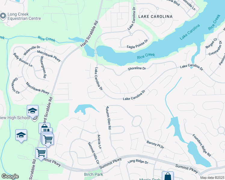 map of restaurants, bars, coffee shops, grocery stores, and more near 133 Carolina Ridge Drive in Columbia