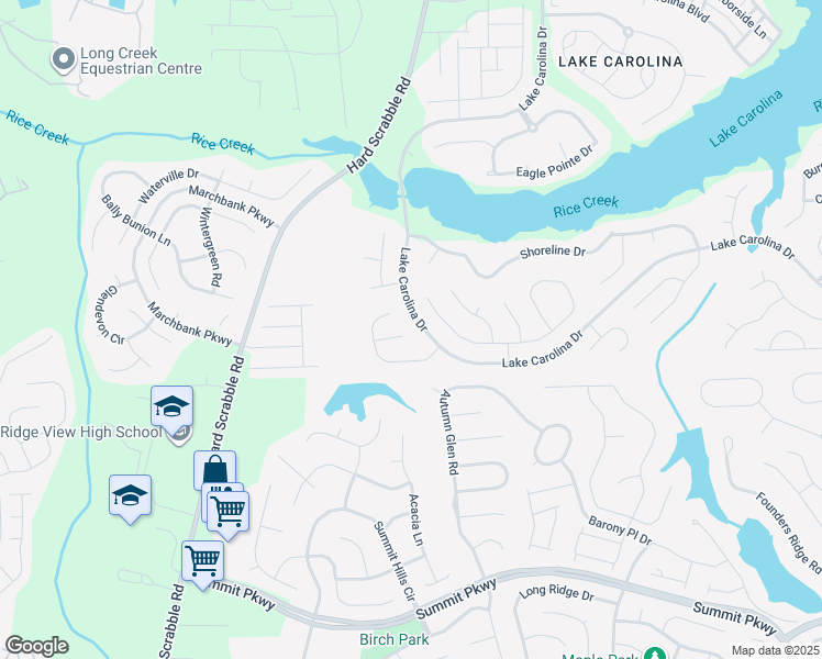 map of restaurants, bars, coffee shops, grocery stores, and more near 9 Chalfont Court in Columbia
