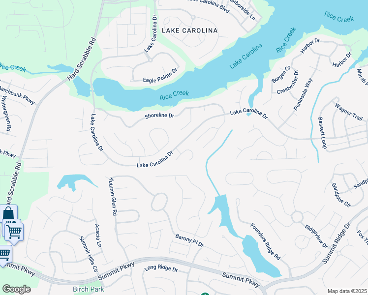 map of restaurants, bars, coffee shops, grocery stores, and more near 205 Ashton Hill Drive in Columbia