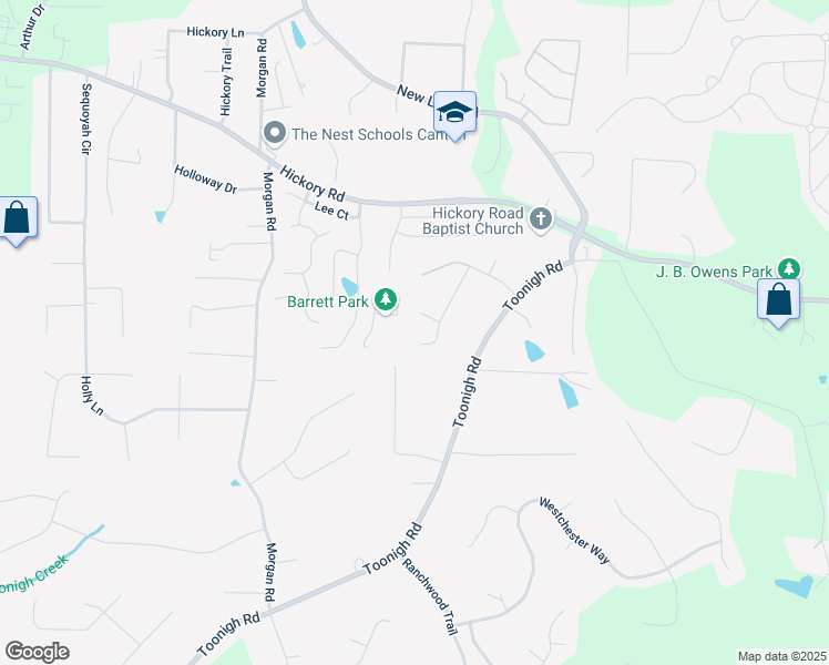 map of restaurants, bars, coffee shops, grocery stores, and more near 6080 Jonathan Trce in Canton