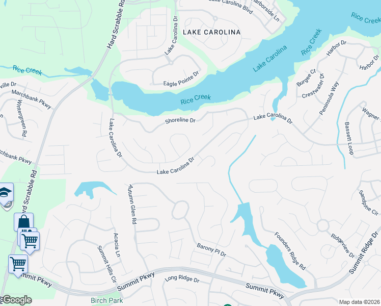 map of restaurants, bars, coffee shops, grocery stores, and more near 212 Carolina Ridge Drive in Columbia