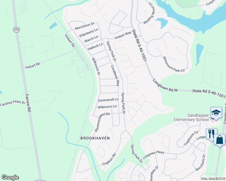 map of restaurants, bars, coffee shops, grocery stores, and more near 714 McNamara Lane in Columbia