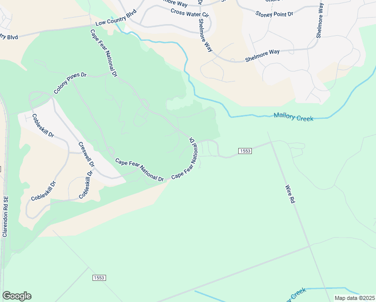 map of restaurants, bars, coffee shops, grocery stores, and more near 3005 Cobden Court in Leland