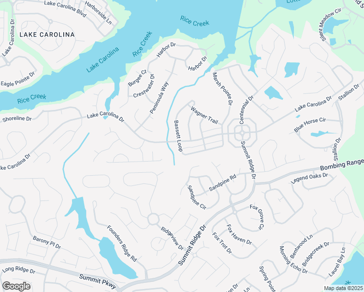 map of restaurants, bars, coffee shops, grocery stores, and more near 212 Bassett Loop in Columbia