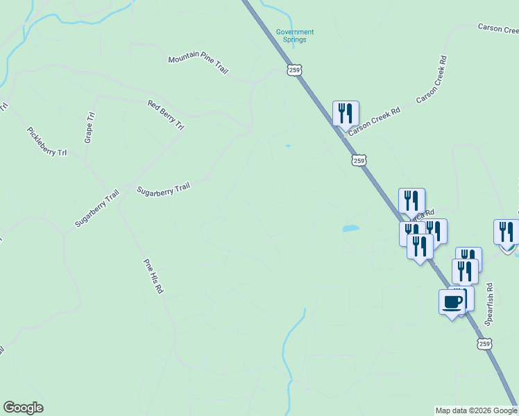 map of restaurants, bars, coffee shops, grocery stores, and more near in Broken Bow