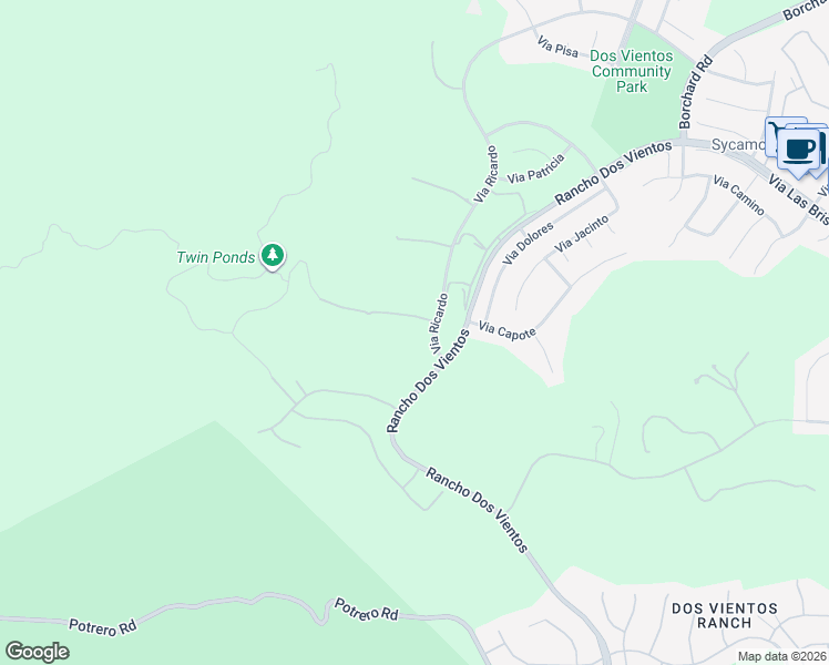 map of restaurants, bars, coffee shops, grocery stores, and more near 5496 Via Mira Flores in Thousand Oaks