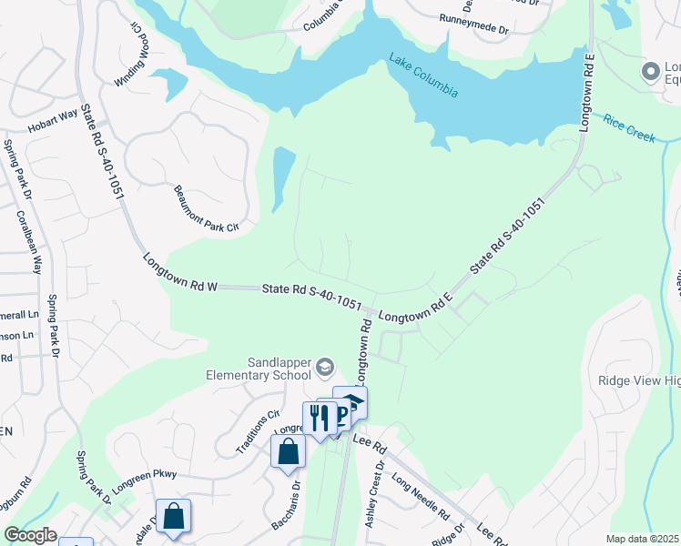 map of restaurants, bars, coffee shops, grocery stores, and more near 7 Habersham Way in Blythewood