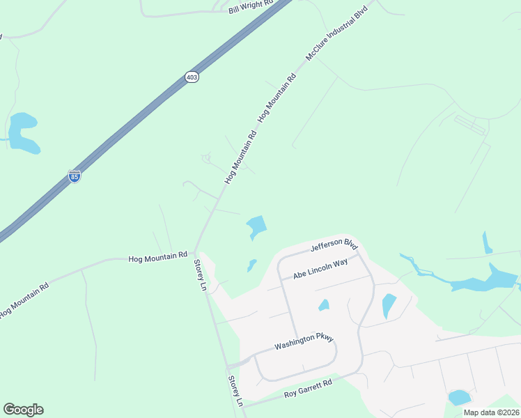 map of restaurants, bars, coffee shops, grocery stores, and more near 2302 Hog Mountain Road in Jefferson