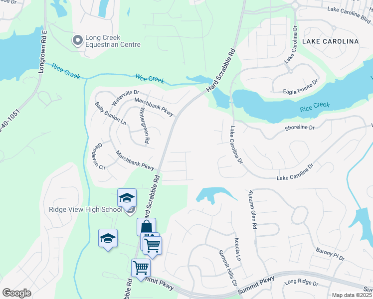 map of restaurants, bars, coffee shops, grocery stores, and more near 305 Stueber Drive in Columbia