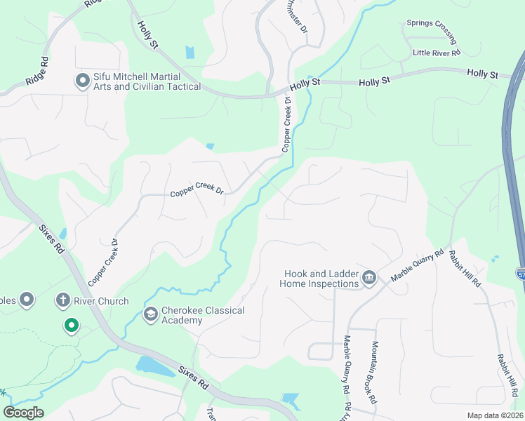 map of restaurants, bars, coffee shops, grocery stores, and more near 702 Silver Mist Way in Canton