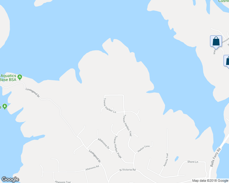 map of restaurants, bars, coffee shops, grocery stores, and more near 1412 Towne Harbor Lane in Woodstock