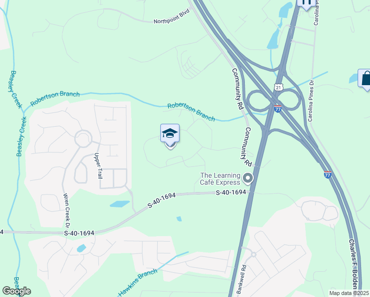 map of restaurants, bars, coffee shops, grocery stores, and more near 180 S-40-1694 in Blythewood