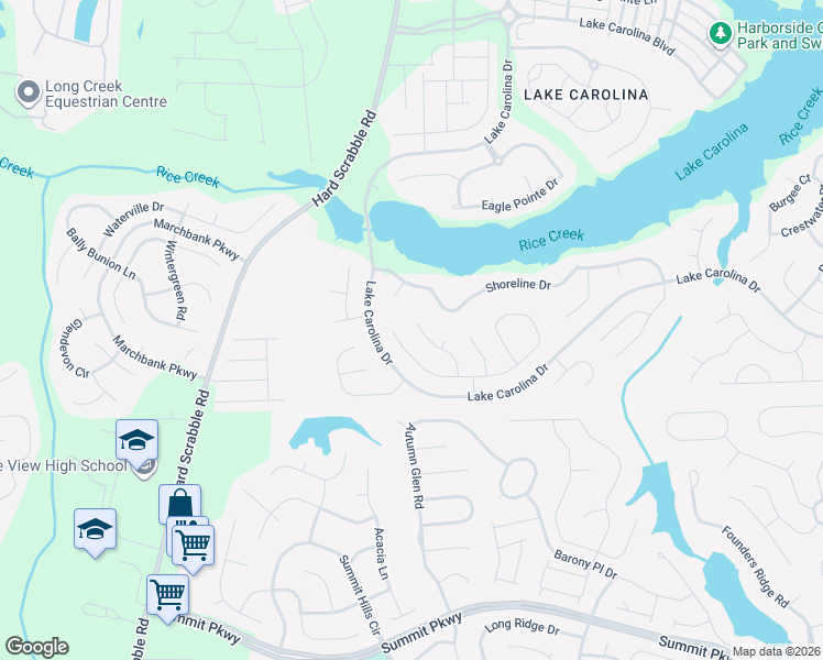 map of restaurants, bars, coffee shops, grocery stores, and more near 340 Laurel Rise Lane in Columbia