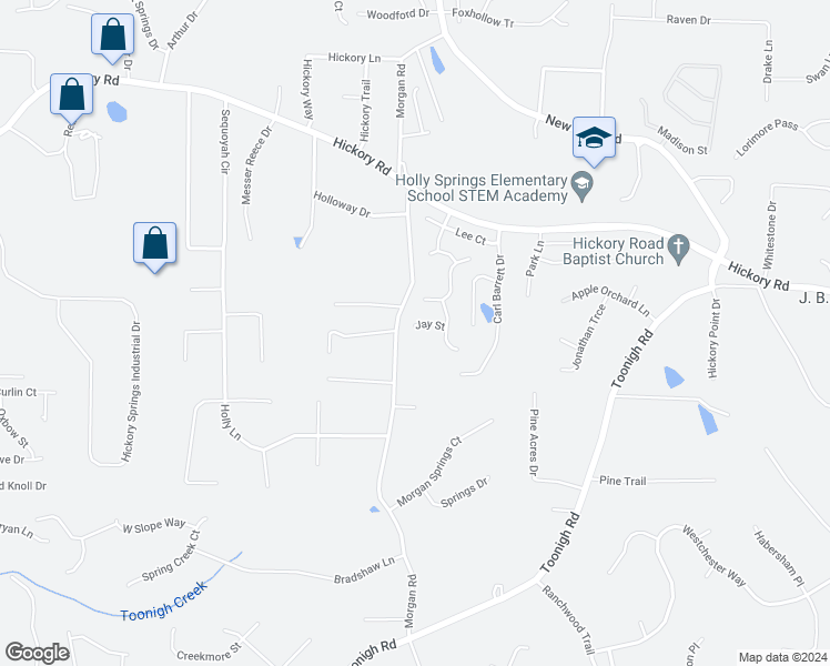 map of restaurants, bars, coffee shops, grocery stores, and more near 709 Jay Street in Canton
