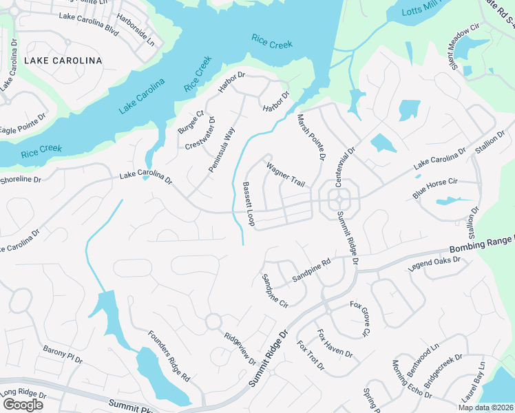 map of restaurants, bars, coffee shops, grocery stores, and more near 1809 Lake Carolina Drive in Columbia