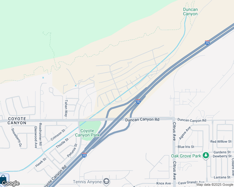 map of restaurants, bars, coffee shops, grocery stores, and more near 4794 Habitat Drive in Fontana