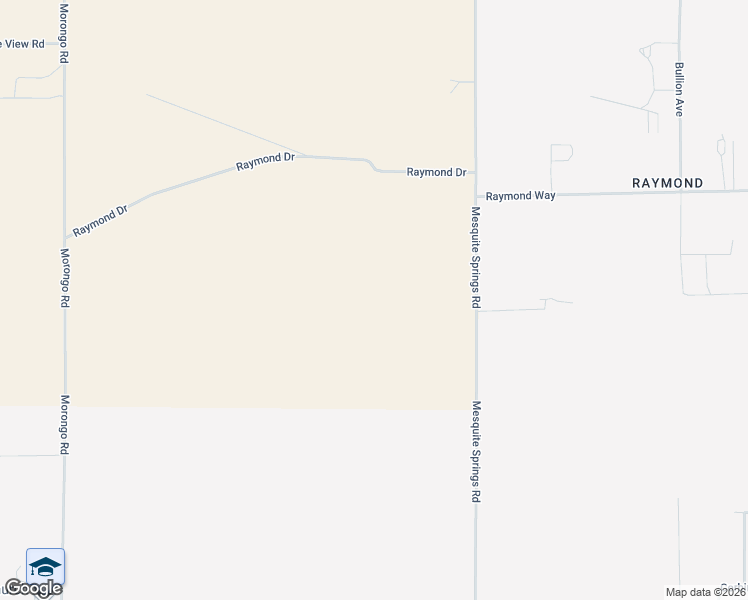 map of restaurants, bars, coffee shops, grocery stores, and more near 4744 Mesquite Springs Road in Twentynine Palms