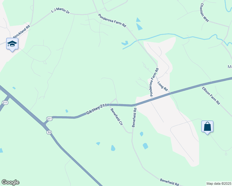 map of restaurants, bars, coffee shops, grocery stores, and more near 4334 Todd Road in Braselton